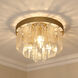 Ciara 3 Light 13 inch White Gold Flush Mount Ceiling Light